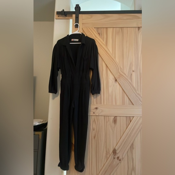 Free People Beach Jumpsuit Women's Small Black Faye One-Piece New without tag - Picture 2 of 2